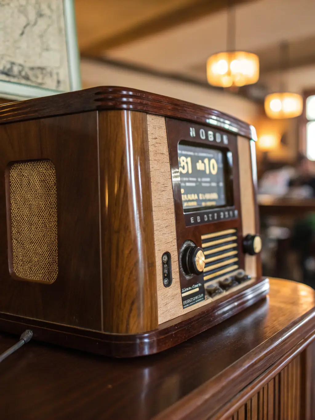 A detailed image of a worn and aged radio transmitter used by Resistance members to communicate with Allied forces, emphasizing its historical significance.